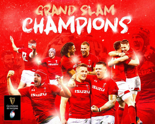 Wales Rugby Grand Slam Champions 2019